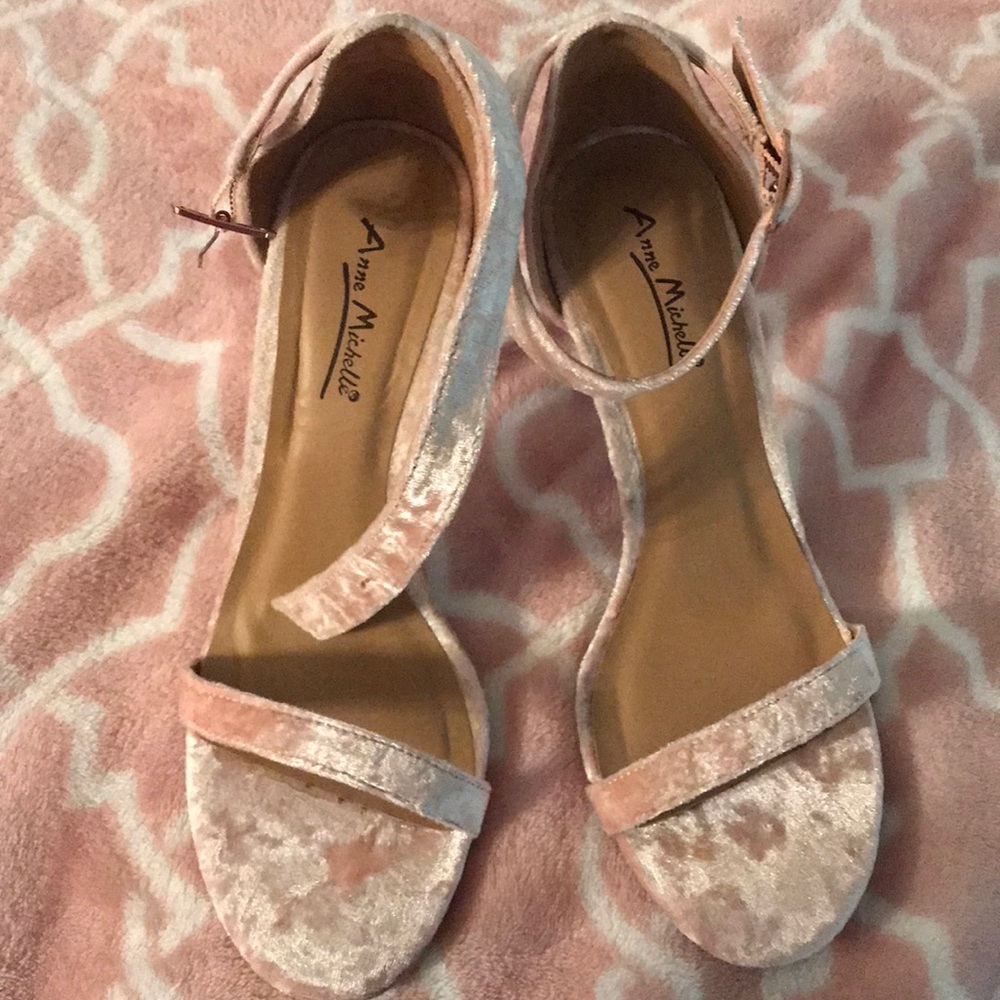 Anne Michelle GirlTalk strap heels